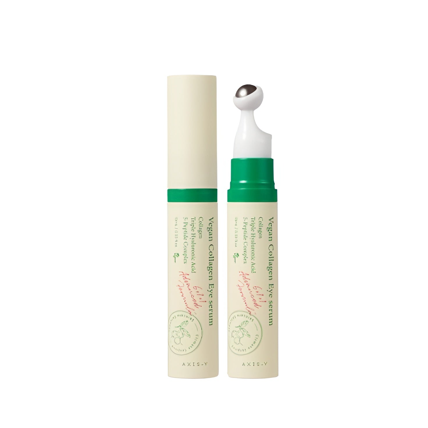 سيروم عين AXIS-Y Vegan Collagen Eye Serum برأس رولر معدني لترطيب وشد منطقة تحت العين وتقليل التجاعيد والهالات في مصر