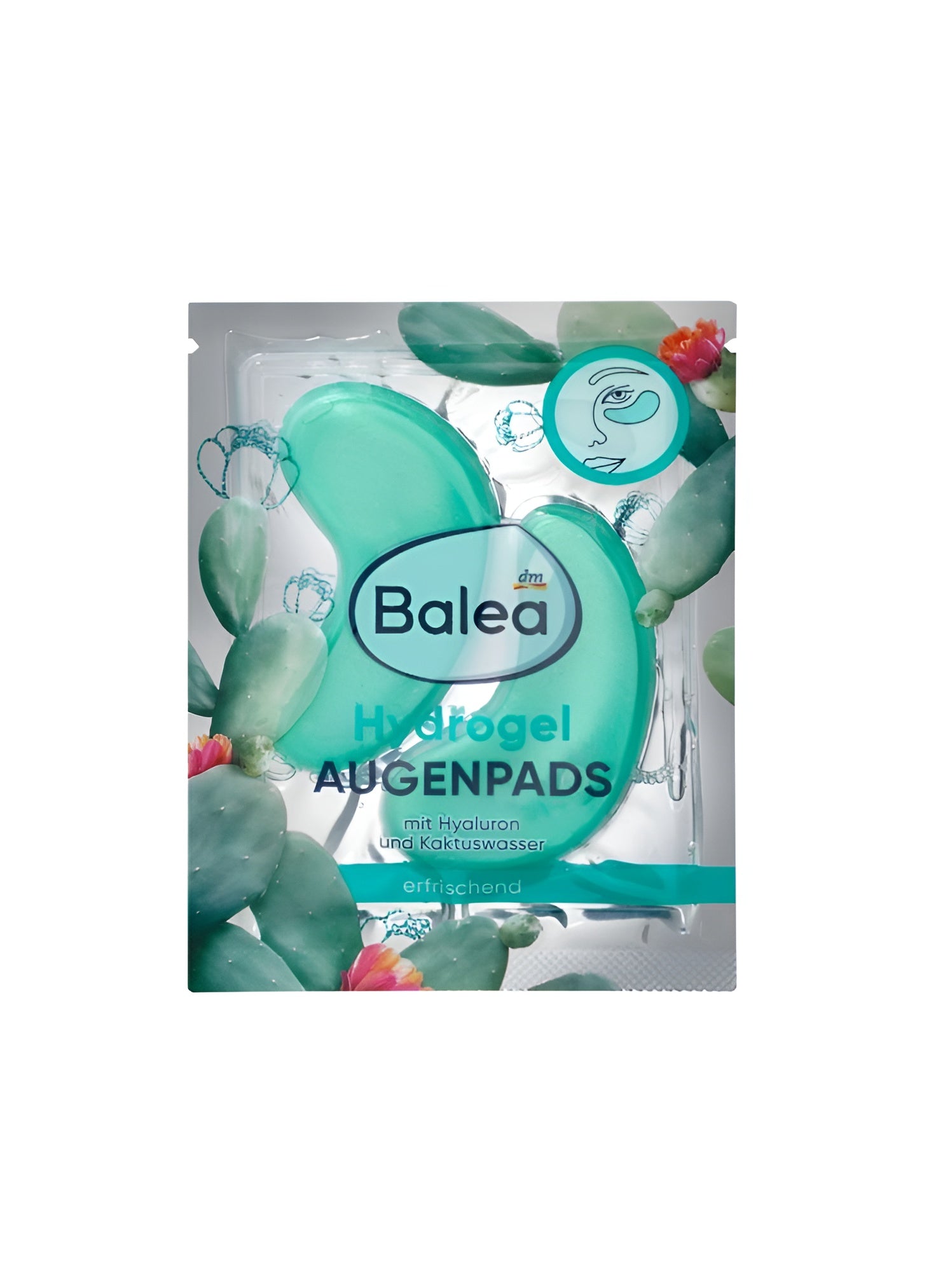 باتشات العين الهيدروجيل من Balea بالهيالورون وماء الصبار - علاج الهالات السوداء والانتفاخ - منتج المانى معتمد
