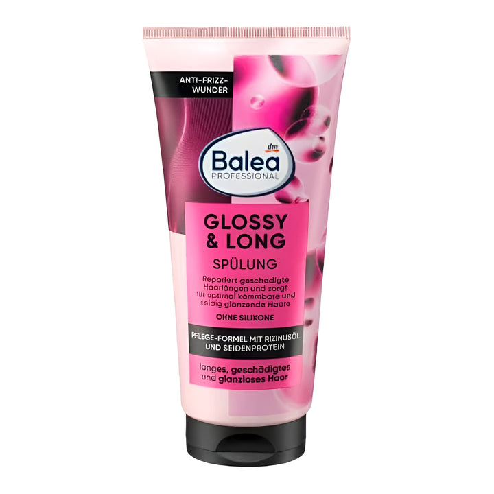 Balea Professional Glossy & Long Conditioner - بلسم للشعر الطويل بزيت الخروع
