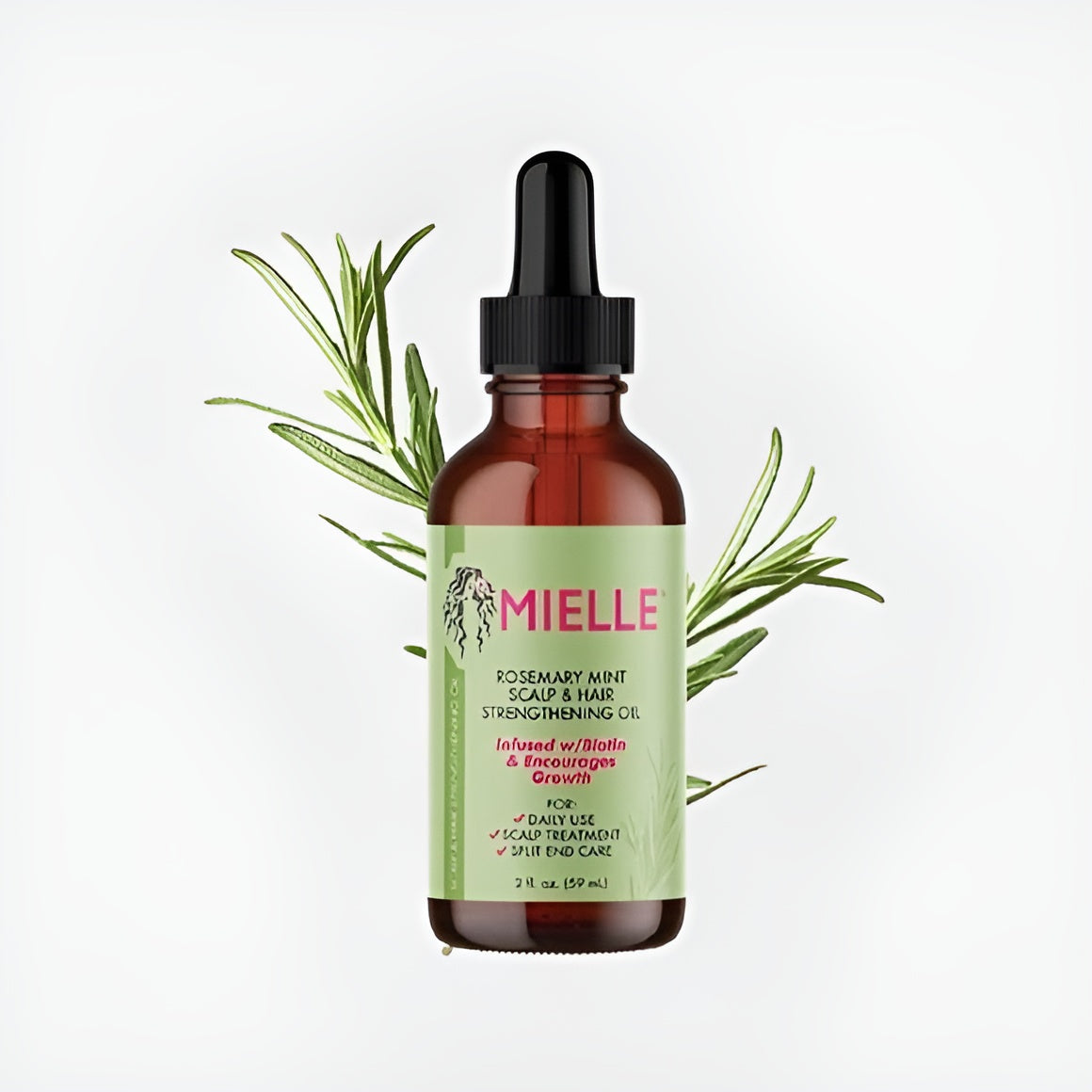 طريقة استخدام زيت الروزماري Mielle لعلاج فروة الرأس