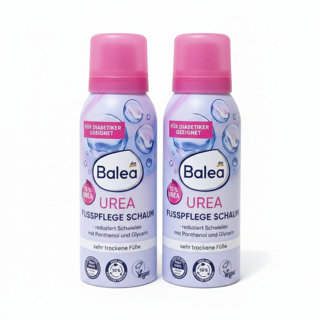Balea Urea Foot Foam - فوم باليا يوريا 15% الألماني لعلاج تشقق وجفاف القدمين
