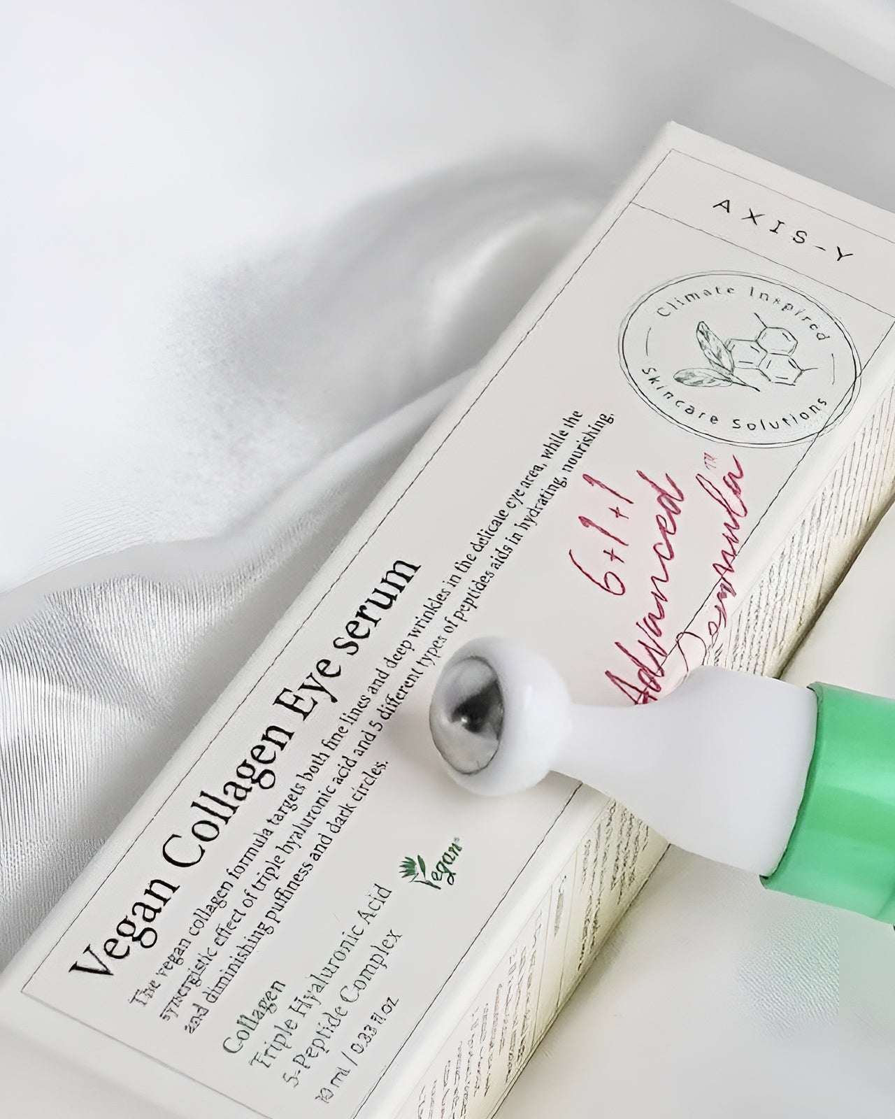 "قوام سيروم Vegan Collagen Eye Serum الخفيف لمنطقة العين الحساسة