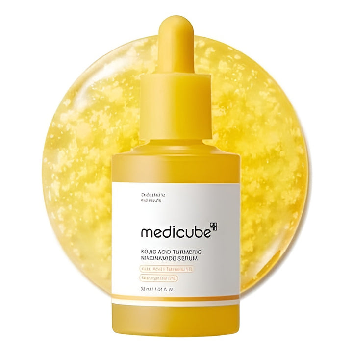 عبوة سيروم التفتيح كوجيك أسيد وكركم Medicube الأصلي لعلاج التصبغات وآثار الحبوب - كوزمو ستيشن