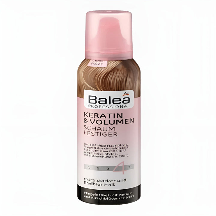 Balea Professional Keratin & Volume Mousse - فوم موس لتكثيف الشعر وحمايته
