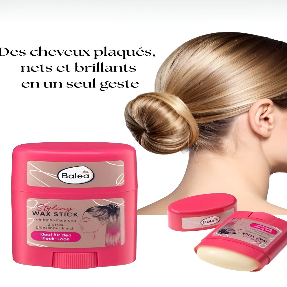 تسريحة شعر انسيابية ومشدودة (Sleek Look) باستخدام واكس باليا
