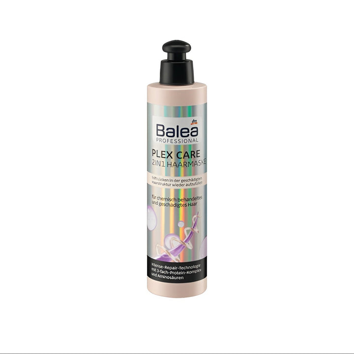 ماسك Balea Plex Care 2in1 - علاج الشعر التالف والمطاطي بتقنية البروتين الثلاثي
